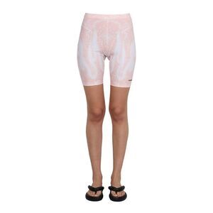 VISION OF SUPER Women's Patterned Biker Shorts Women PINK Pants